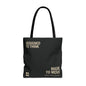 'Designed to Think' Tote Bag — Canvas AOP Carryall