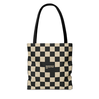 'Designed to Think' Tote Bag — Canvas AOP Carryall