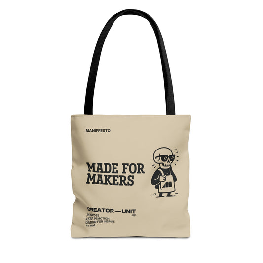 'Made for Makers' Tote Bag — Canvas AOP Carryall