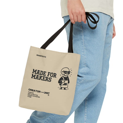 'Made for Makers' Tote Bag — Canvas AOP Carryall